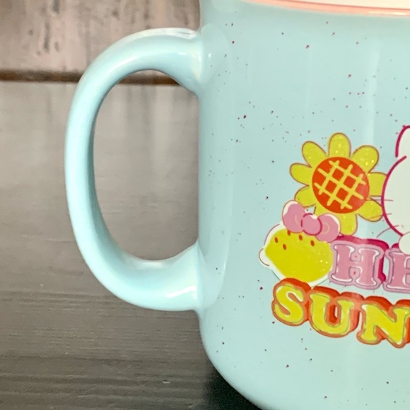 Hello Sunshine - Hello Kitty with Flowers 20oz Ceramic Mug - Picture 4 of 11